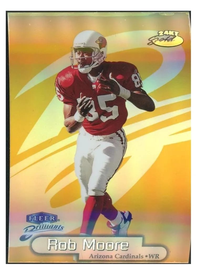 1998 Fleer Brilliants Rob Moore #77TG card