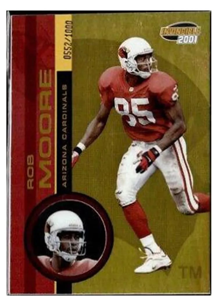 2001 Pacific Invincible Rob Moore #4 card