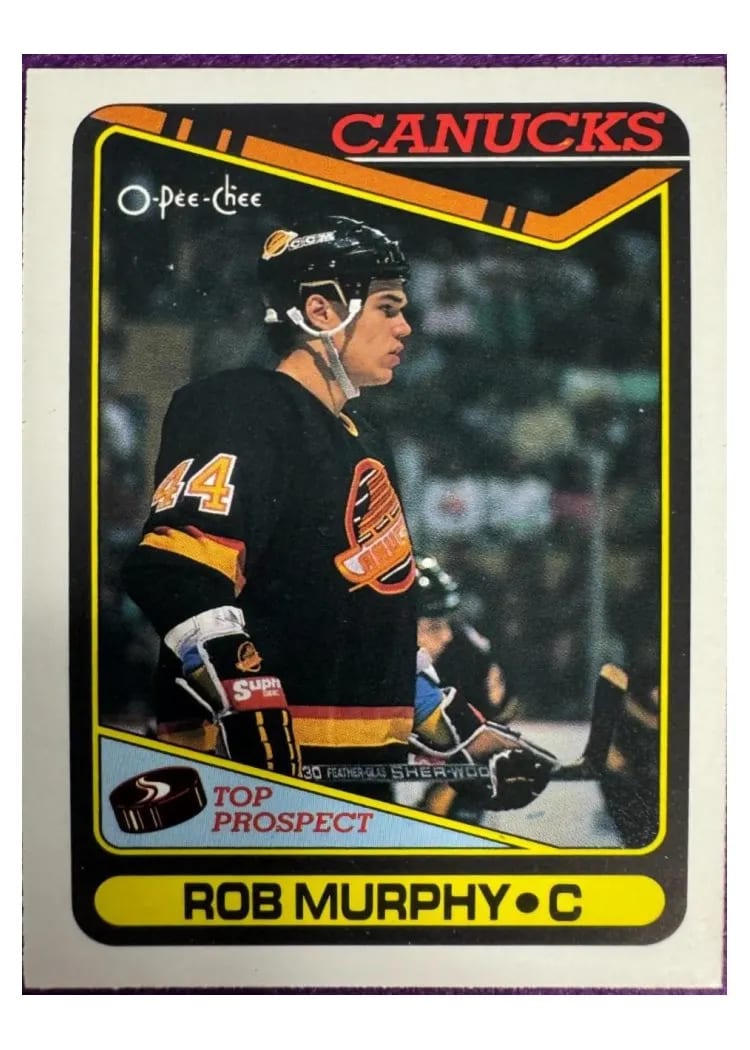 1990 O-Pee-Chee Rob Murphy #37 card