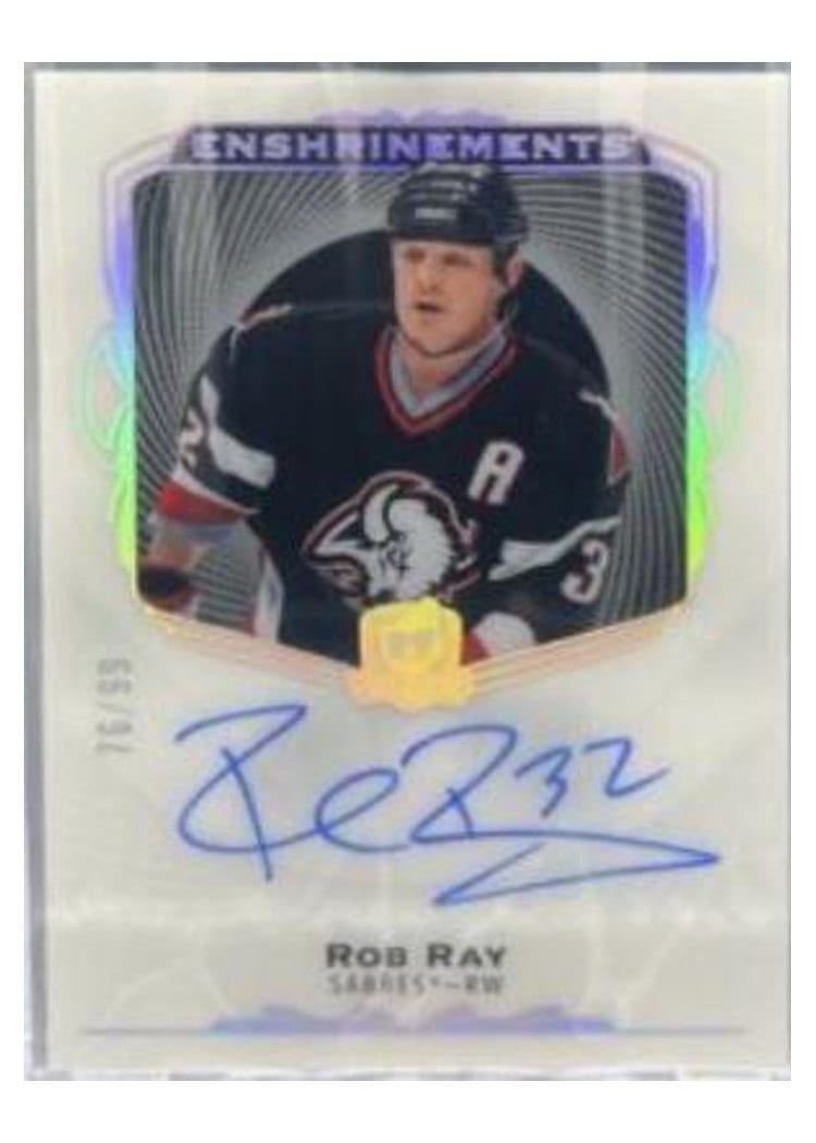 2021-22 Upper Deck The Cup Enshrinements Rob Ray #E-RR card