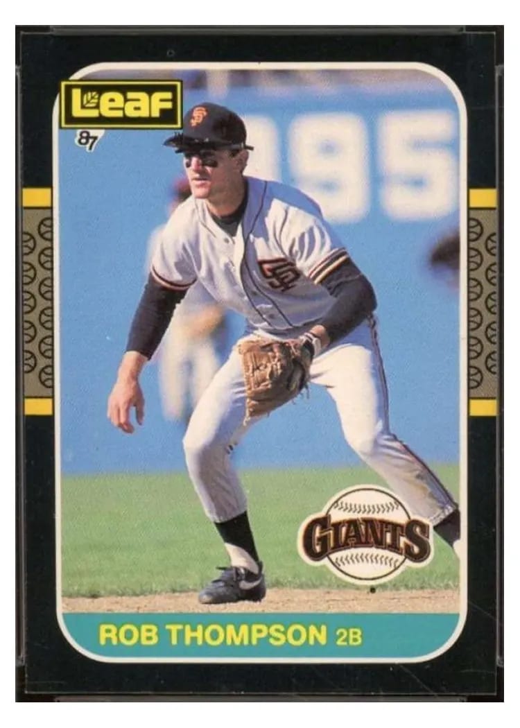 1987 Leaf Rob Thompson #64 card