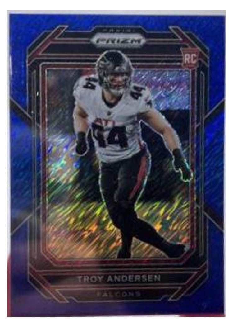 2022 Panini Prizm Base Set Robbie Anderson Blue Shimmer #42 card