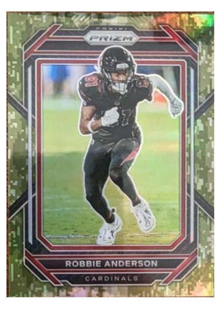 2022 Panini Prizm Base Set Robbie Anderson #42 card