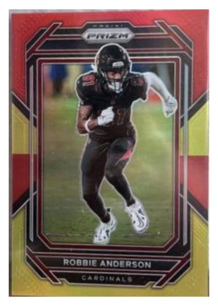 2022 Panini Prizm Base Set Robbie Anderson Red Yellow #42