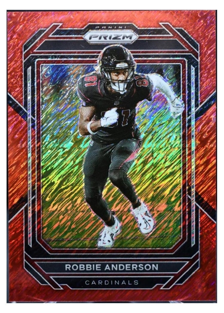 2022 Panini Prizm Base Set Robbie Anderson Red Shimmer #42