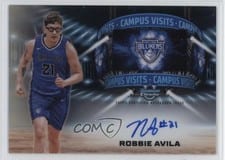 2024-25 Bowman University Chrome Campus Visits Autographs Robbie Avila #CVA-RA card