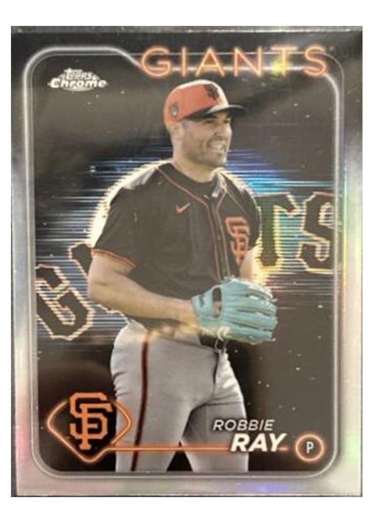 2024 Topps Chrome Base Set Robbie Ray Lightboard Logo #106 card