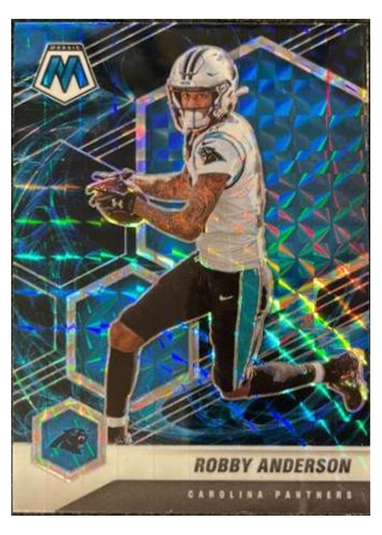 2021 Panini Mosaic Base Set Robby Anderson Genesis #37 card