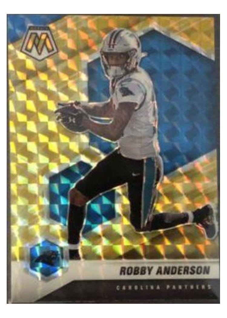 2021 Panini Mosaic Base Set Robby Anderson #37 card