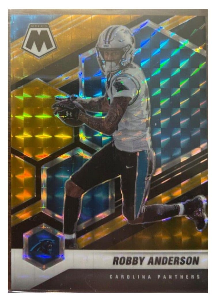 2021 Panini Mosaic Base Set Robby Anderson #37 card