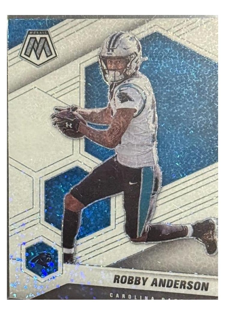 2021 Panini Mosaic Base Set Robby Anderson #37 card
