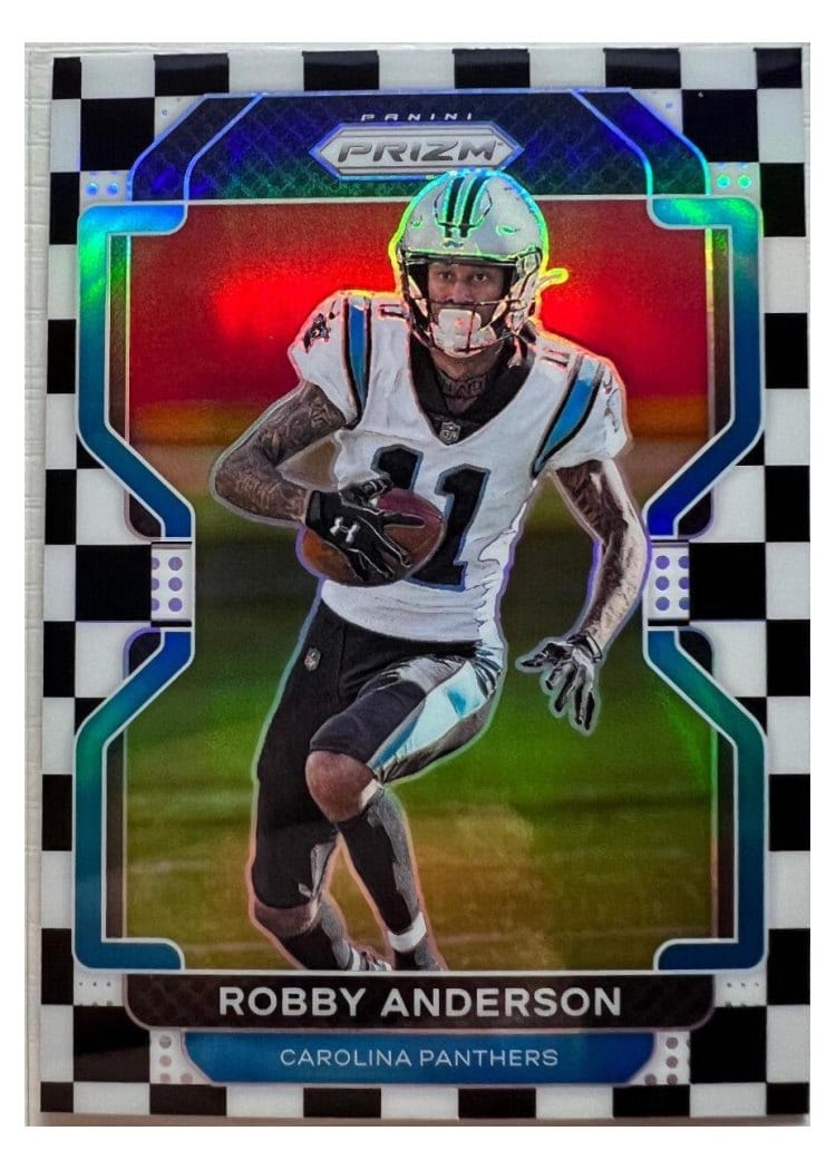 2021 Panini Prizm Base Set Robby Anderson #312 card