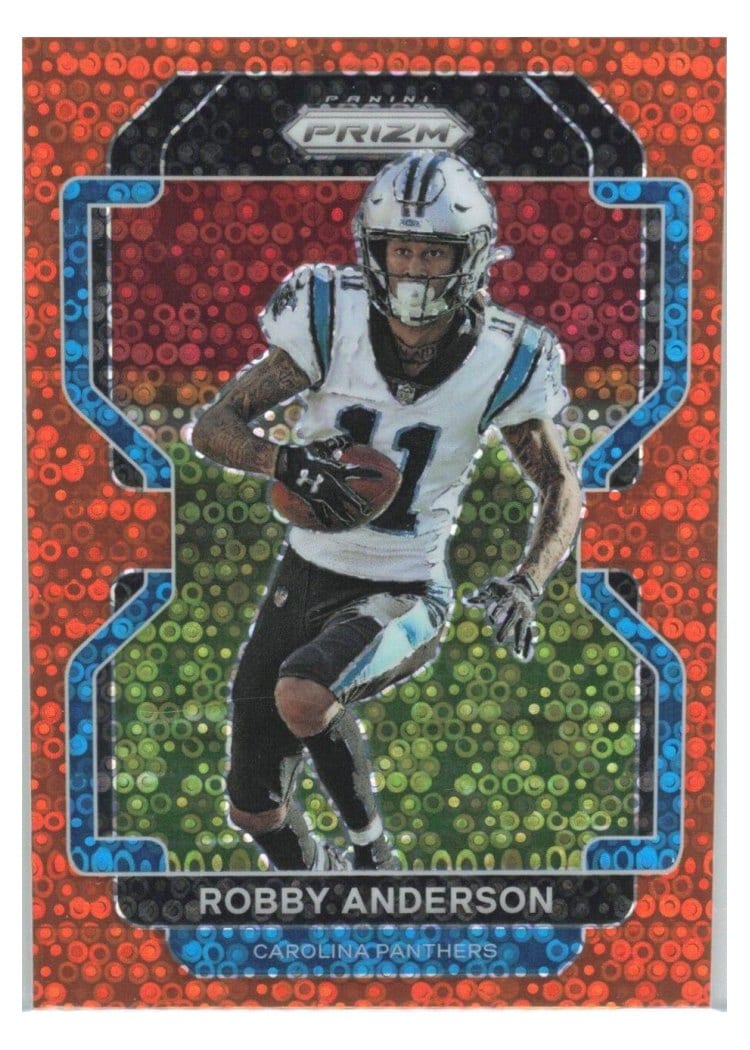 2021 Panini Prizm Base Set Robby Anderson #312 card