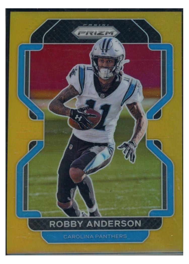 2021 Panini Prizm Base Set Robby Anderson #312 card