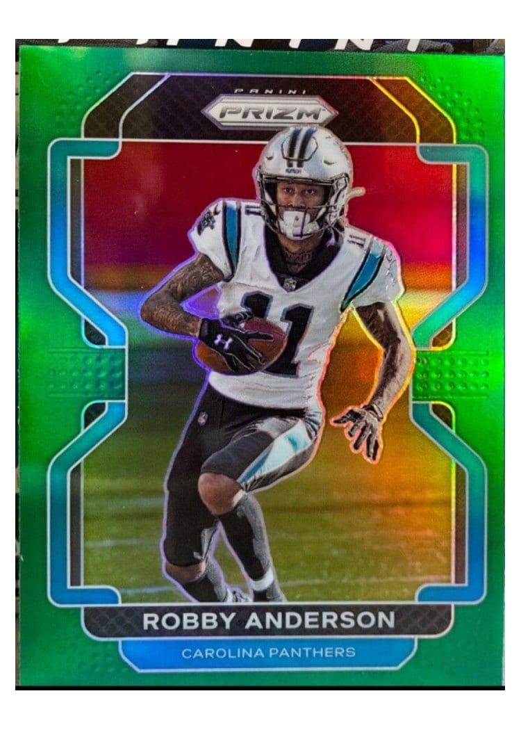 2021 Panini Prizm Base Set Robby Anderson #312 card