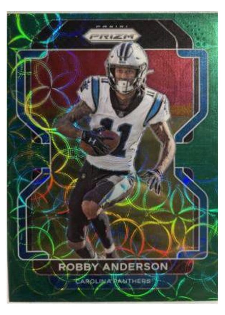 2021 Panini Prizm Base Set Robby Anderson #312 card