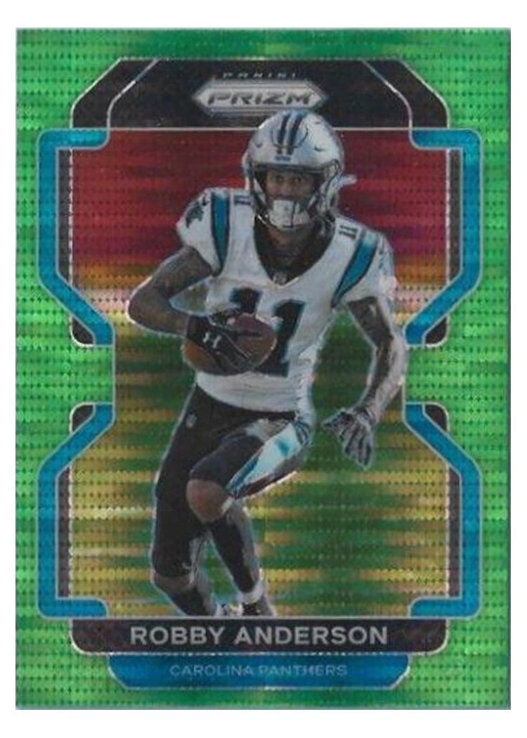 2021 Panini Prizm Base Set Robby Anderson #312 card