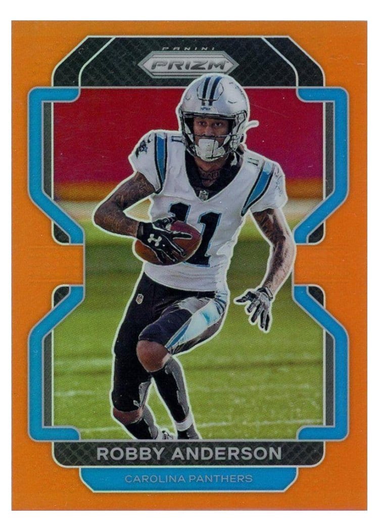 2021 Panini Prizm Base Set Robby Anderson #312 card