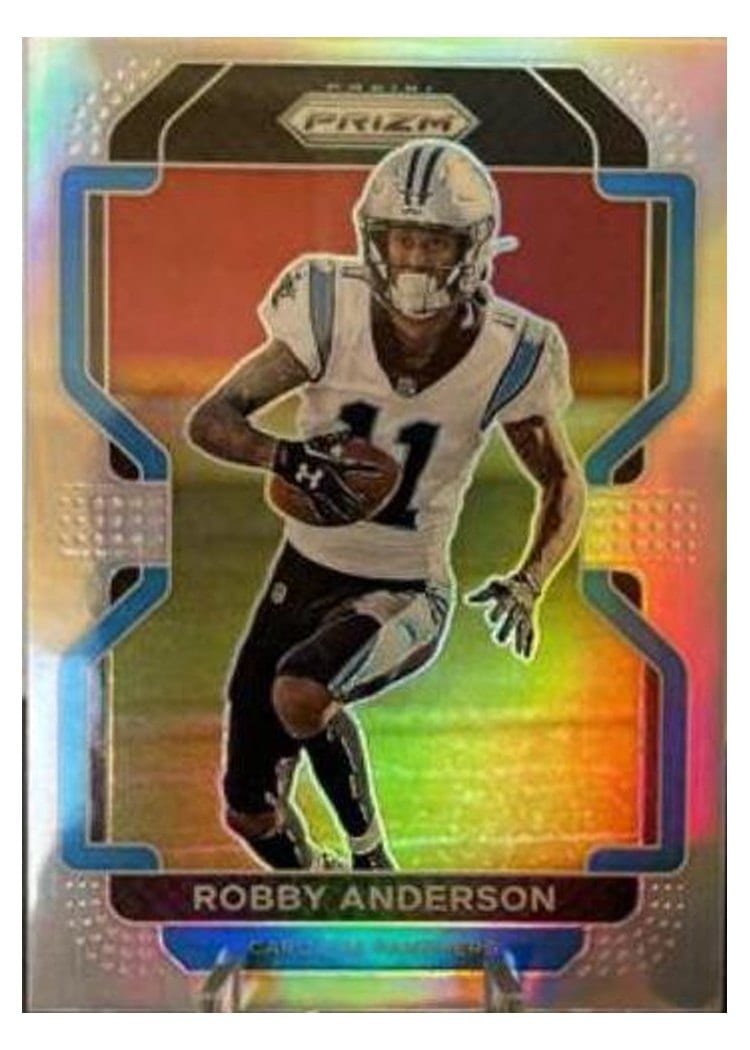 2021 Panini Prizm Base Set Robby Anderson #312 card