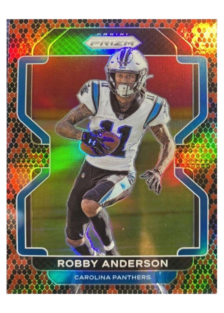 2021 Panini Prizm Base Set Robby Anderson #312 card