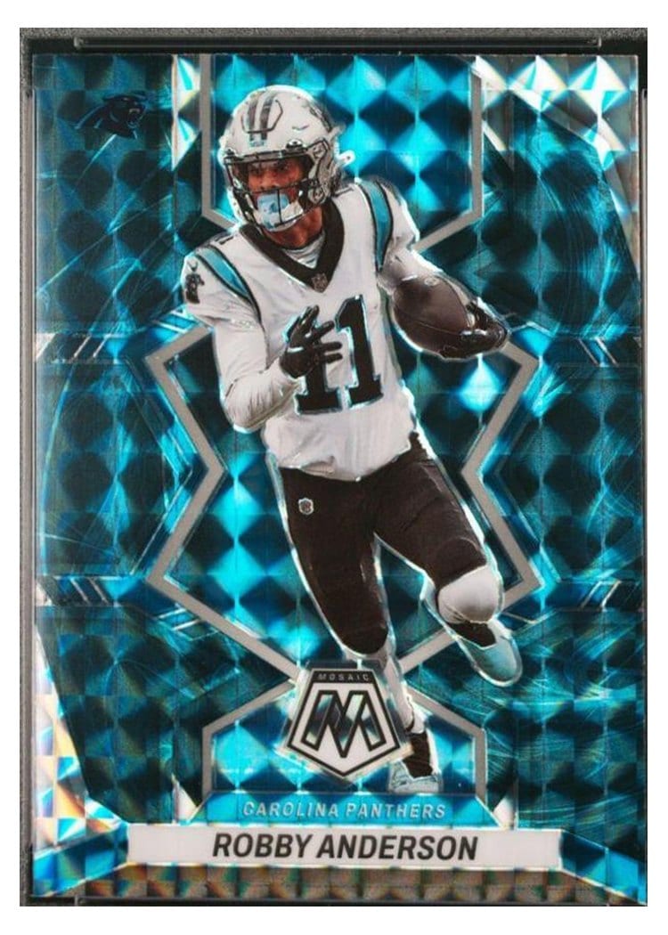 2022 Panini Mosaic Base Set Robby Anderson #30 card