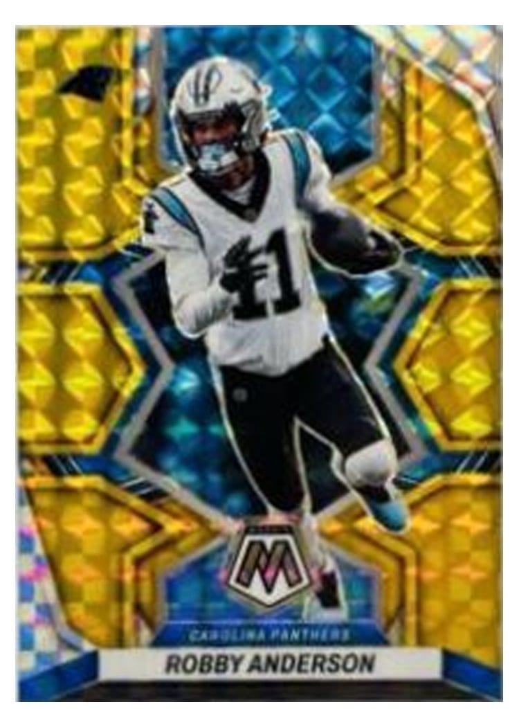2022 Panini Mosaic Base Set Robby Anderson #30 card