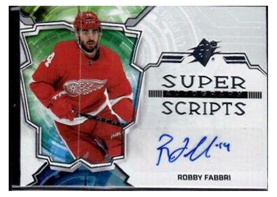 2022-23 SPx Superscripts Robby Fabbri #SS-RF card