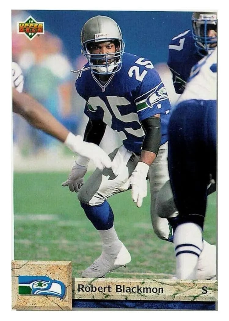 1992 Upper Deck Robert Blackmon #61 card