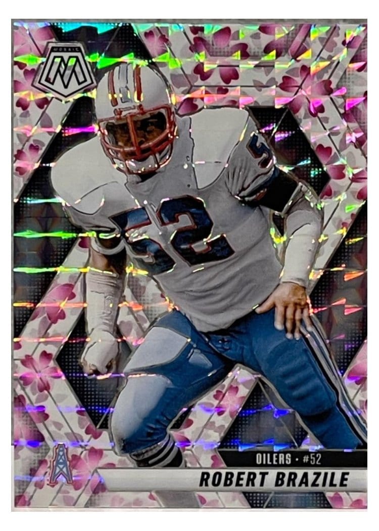2025 Panini Mosaic Base Set Robert Brazile Choice Cherry Blossom #132