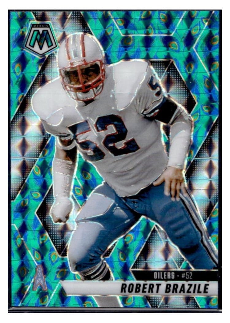 2025 Panini Mosaic Base Set Robert Brazile Choice Peacock #132