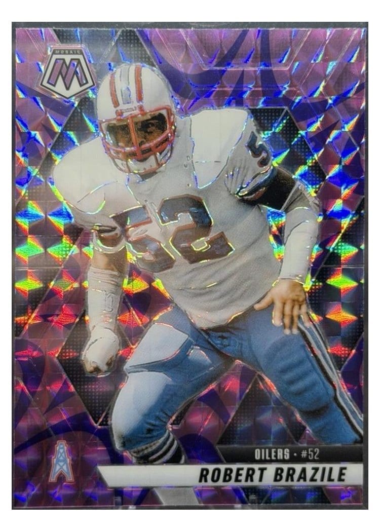 2025 Panini Mosaic Base Set Robert Brazile #132 card