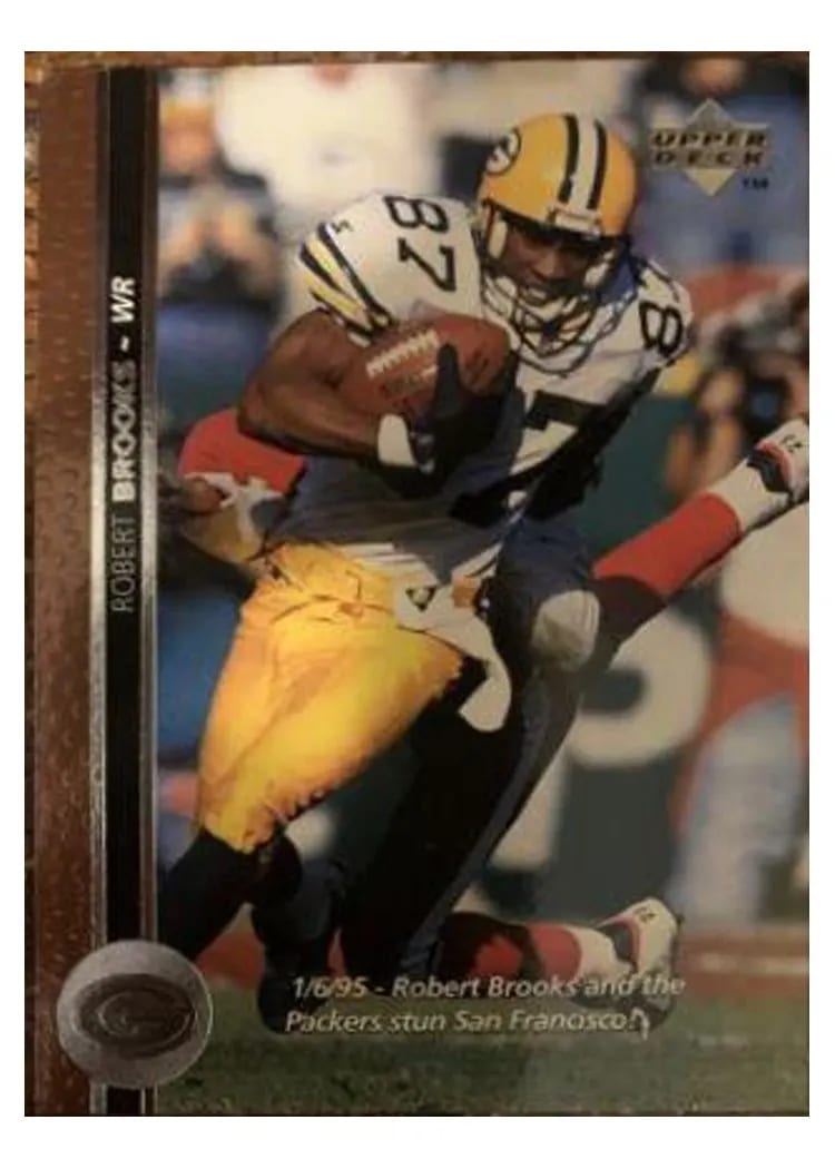 1996 Upper Deck Robert Brooks #71 card