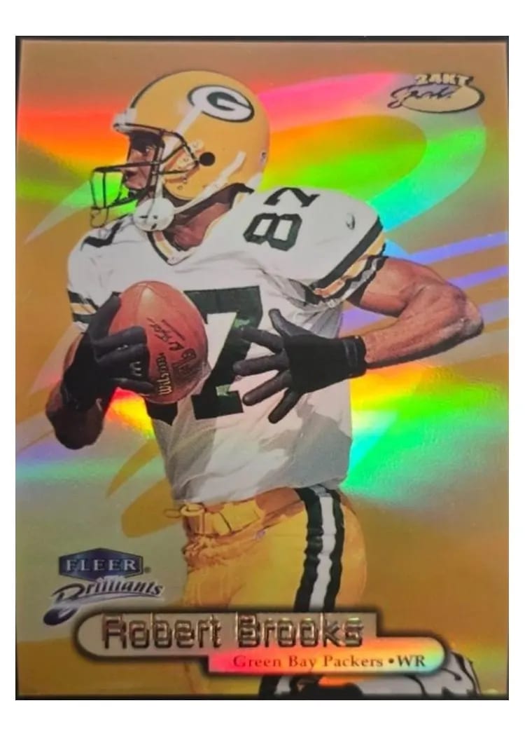1998 Fleer Brilliants Robert Brooks #19TG card