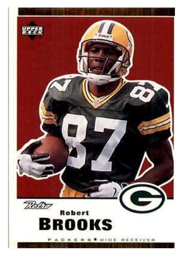 1999 Upper Deck Retro Robert Brooks #61 card