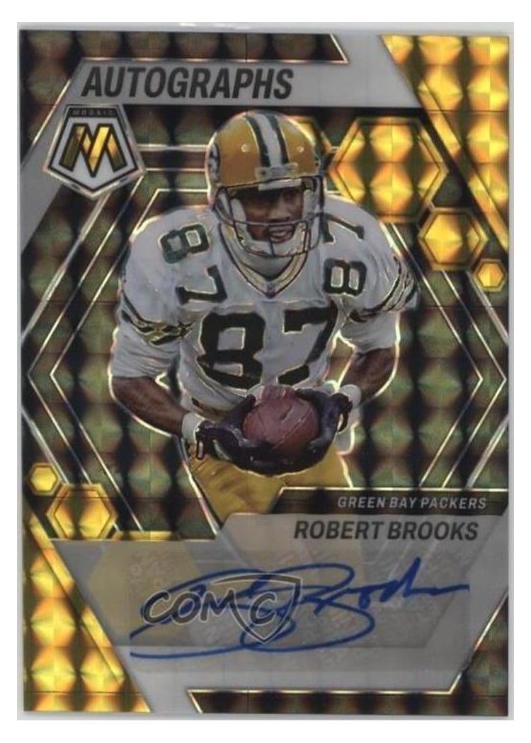 2023 Panini Mosaic Autographs Robert Brooks #AM-RB card