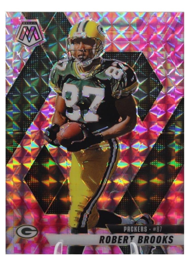 2025 Panini Mosaic Base Set Robert Brooks Camo Pink #6 card