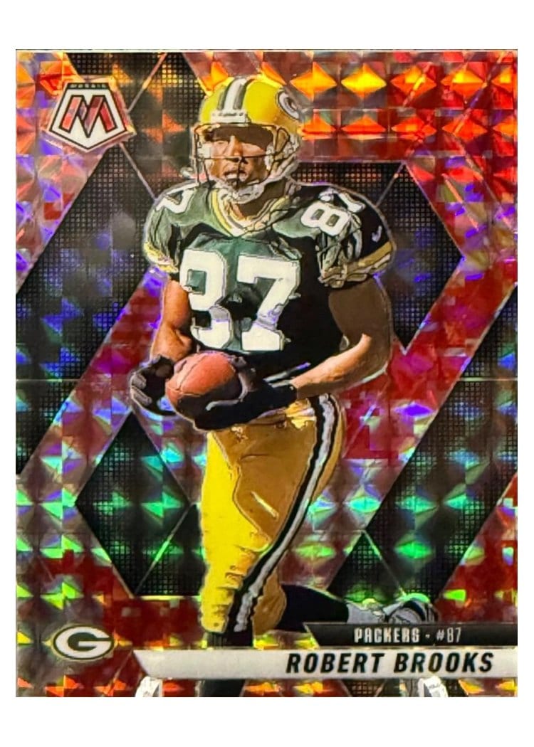 2025 Panini Mosaic Base Set Robert Brooks Camo Red #6 card