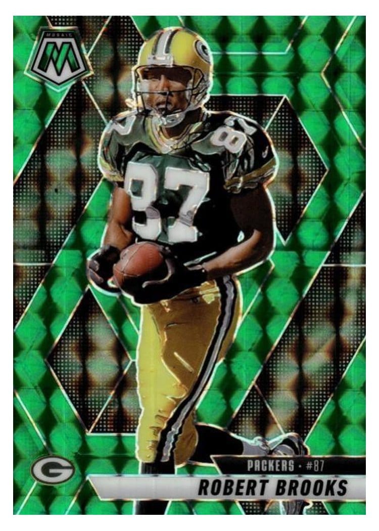 2025 Panini Mosaic Base Set Robert Brooks Green #6 card