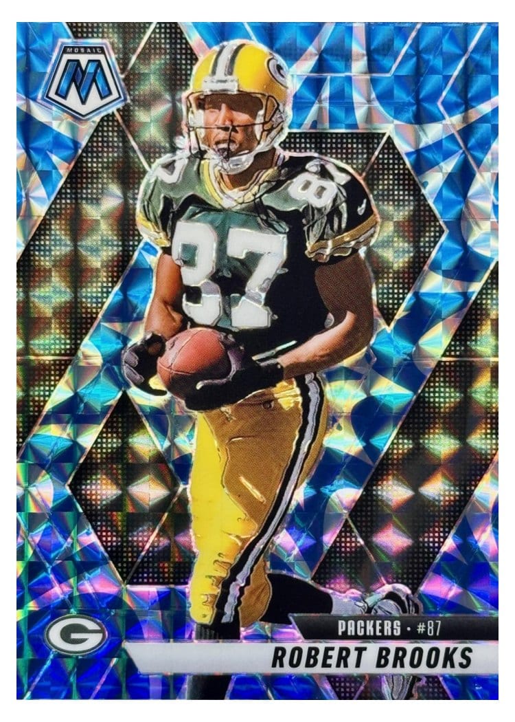 2025 Panini Mosaic Base Set Robert Brooks Reactive Blue #6 card