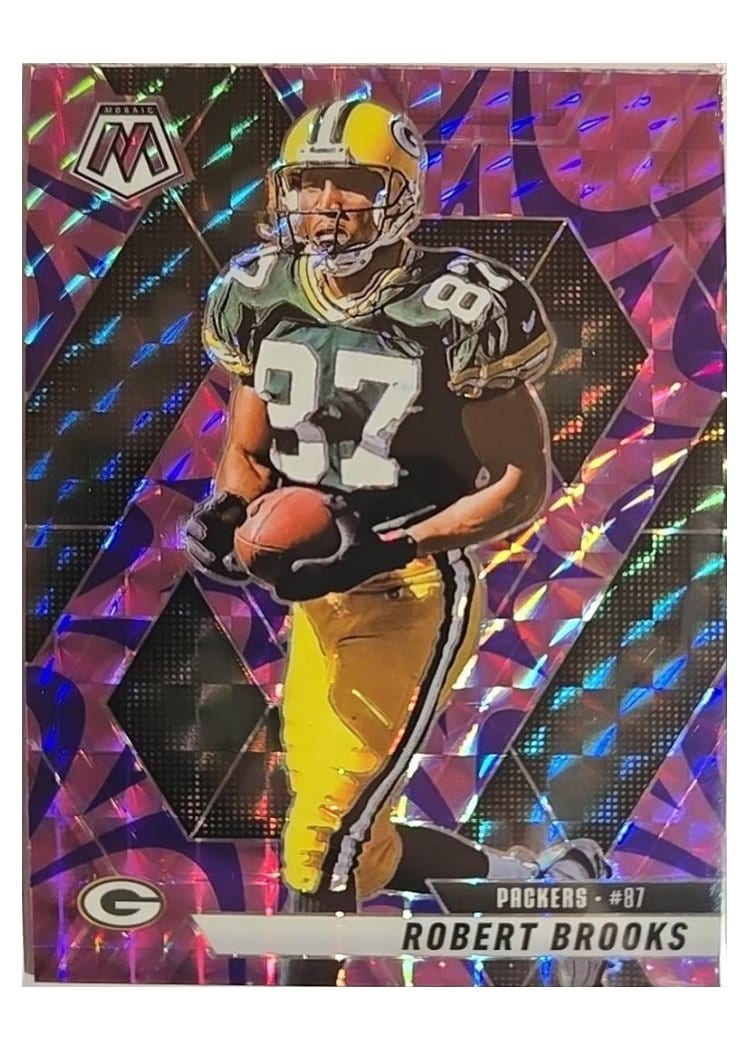 2025 Panini Mosaic Base Set Robert Brooks Reactive Purple #6 card