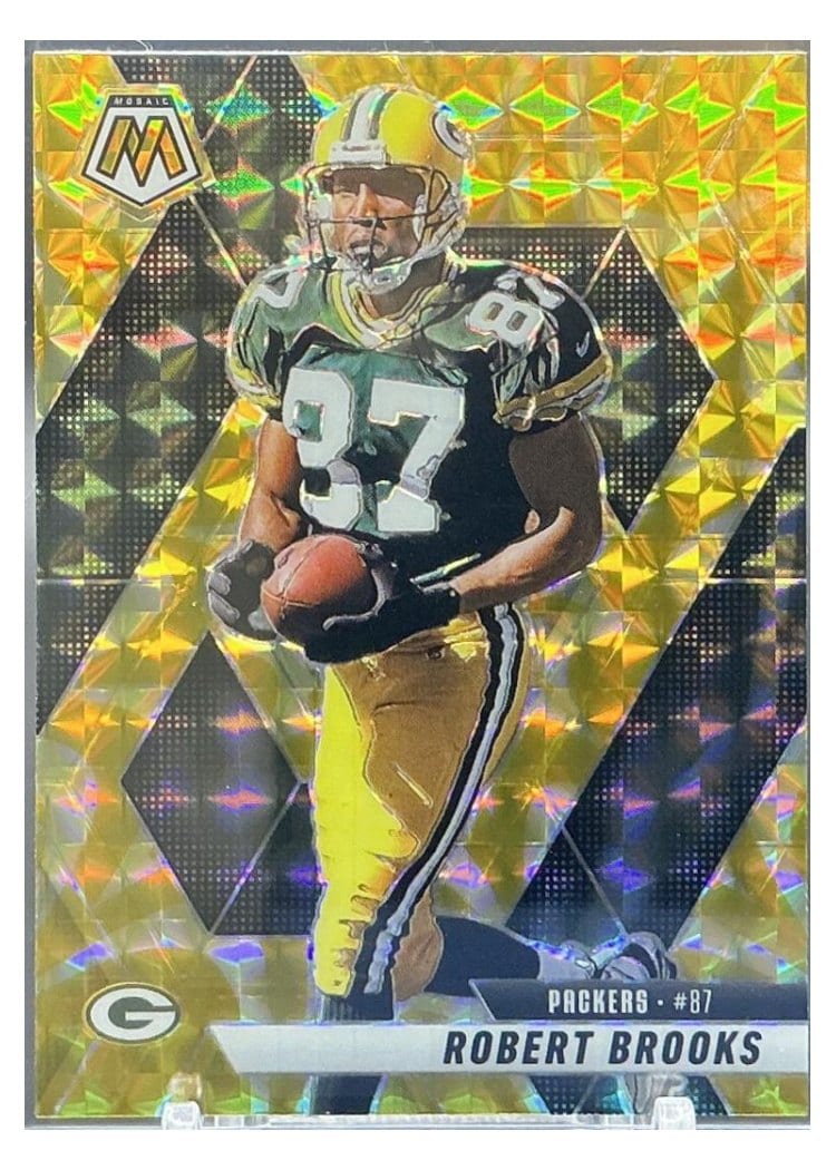 2025 Panini Mosaic Base Set Robert Brooks Reactive Yellow #6 card
