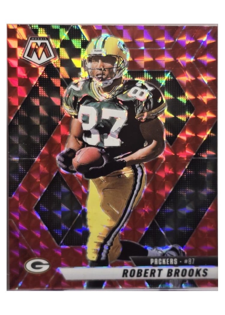 2025 Panini Mosaic Base Set Robert Brooks Red #6 card