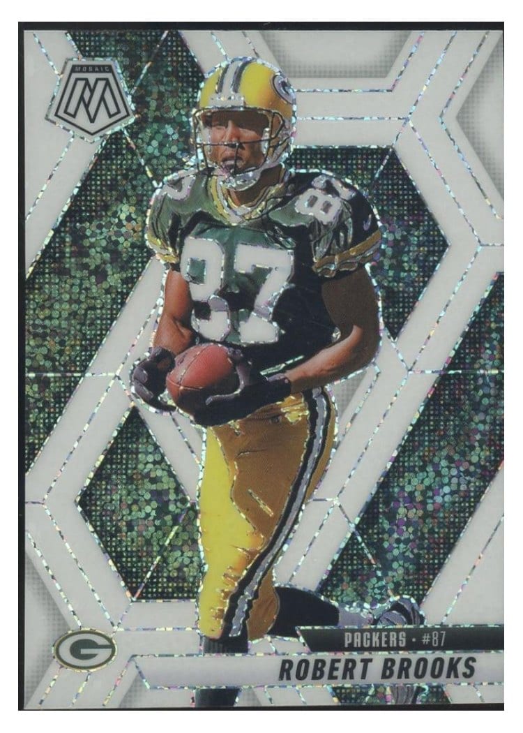 2025 Panini Mosaic Base Set Robert Brooks White Sparkle #6 card