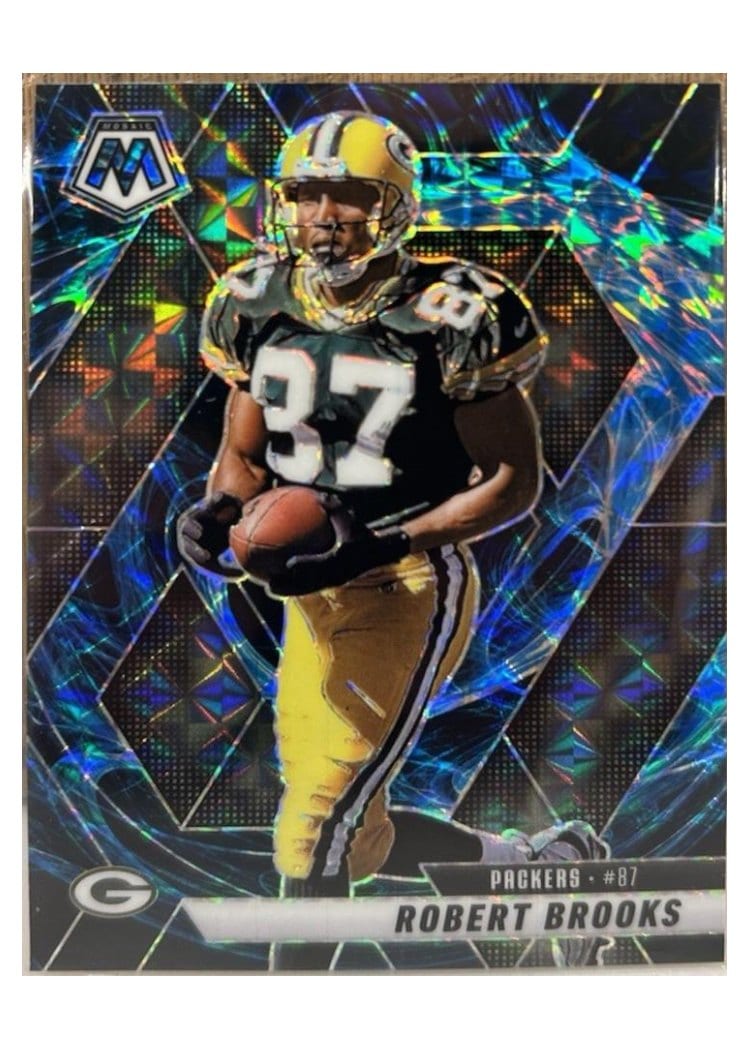 2025 Panini Mosaic Base Set Robert Brooks Blue Sparkle #6 card