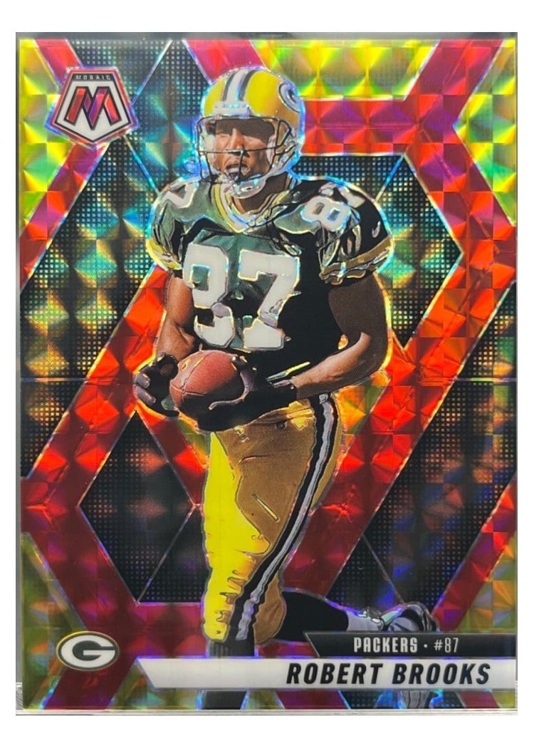 2025 Panini Mosaic Base Set Robert Brooks Choice Red #6 card