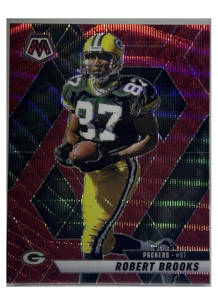 2025 Panini Mosaic Base Set Robert Brooks Red Wave #6 card
