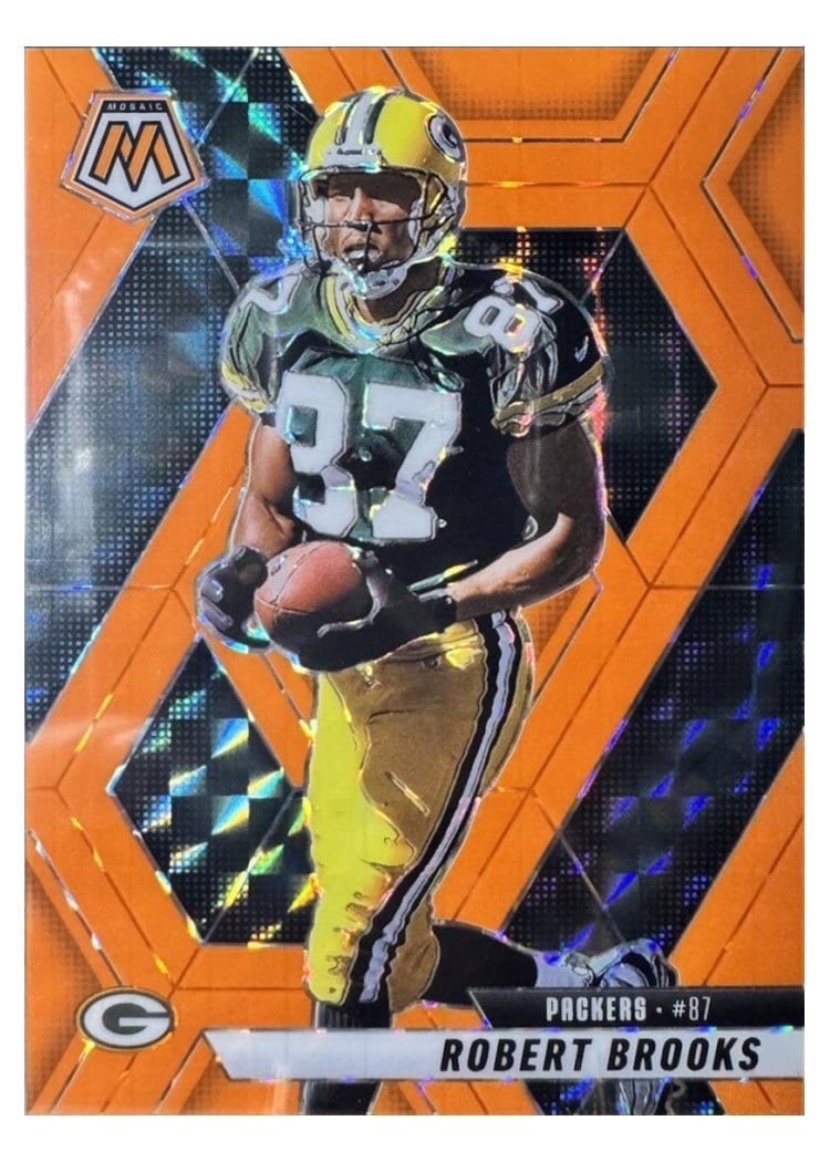 2025 Panini Mosaic Base Set Robert Brooks Orange Fluorescent #6 card