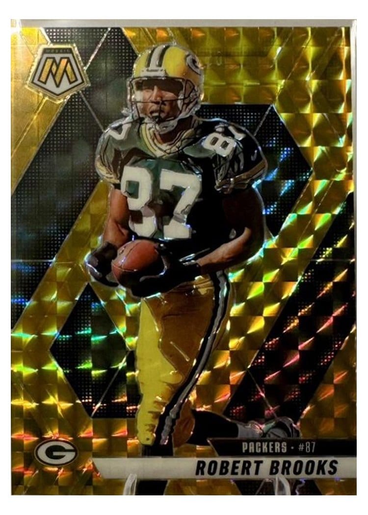 2025 Panini Mosaic Base Set Robert Brooks Gold #6 card