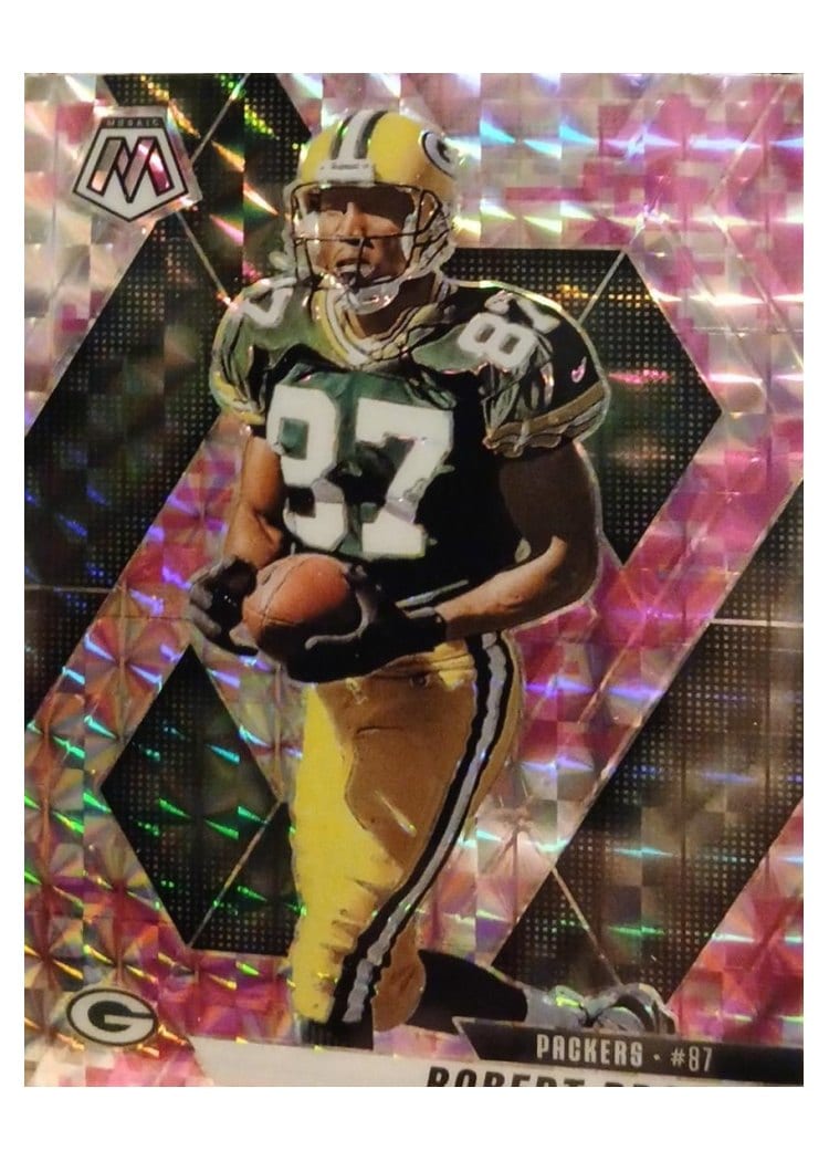 2025 Panini Mosaic Base Set Robert Brooks Pink Fluorescent #6 card