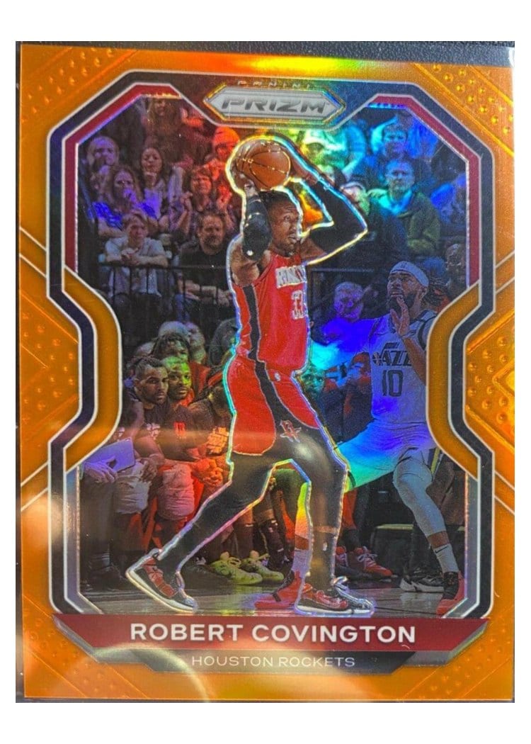 2020-21 Panini Prizm Base Set Robert Covington Orange Prizm #8 card